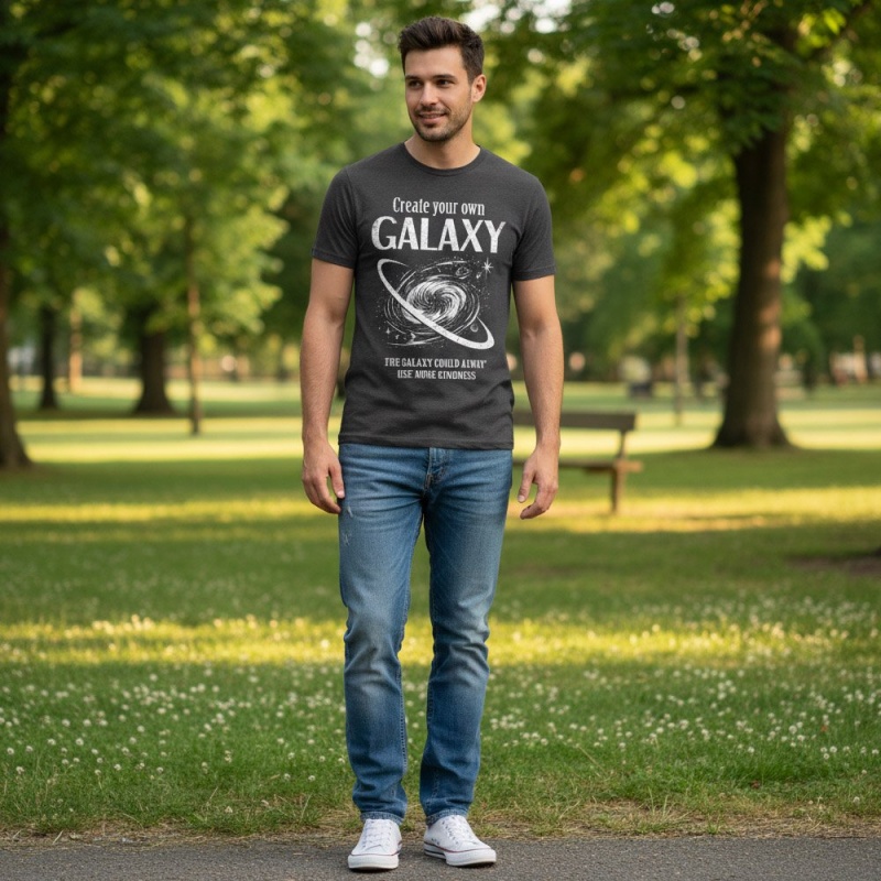 Принт одноцветный (белый) для печати на ткани «Galaxy» 20×26 см